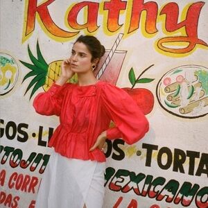 Ciao Lucia Allegra Top in Poppy XS